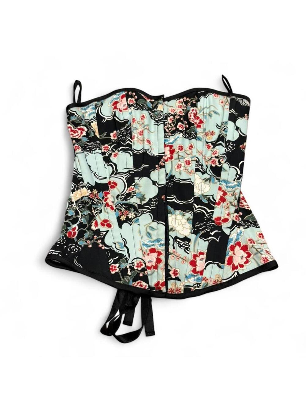 Y2K Charlotte Russe floral corset